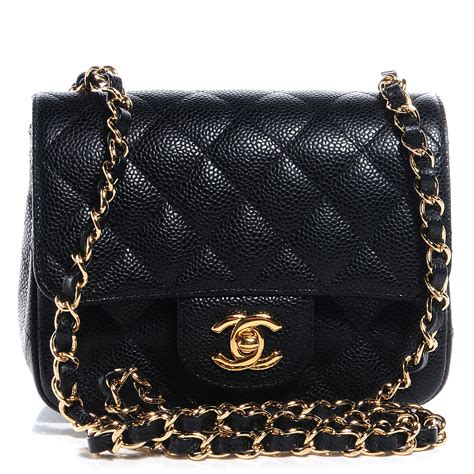 chanel caviar square mini in black with gold hardware|Best 25+ Deals for Chanel Caviar Mini Flap Bag .